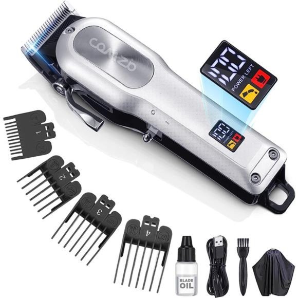 Hair Clippers for Men, Cordless Barber Clippers Professional Hair Cutting Kit - Picture 1 of 6